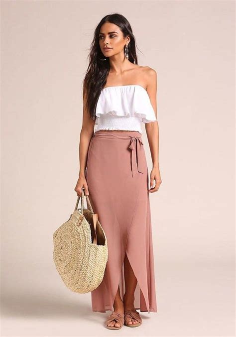 Cute Maxi Skirt Outfits To Impress Everybody20 Maxi Skirt Outfits Cute Maxi Skirts Long