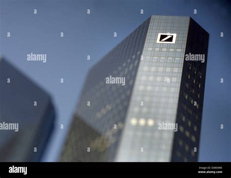 The Photo Shows The Facade Of The Deutsch Bank Headquarters With The