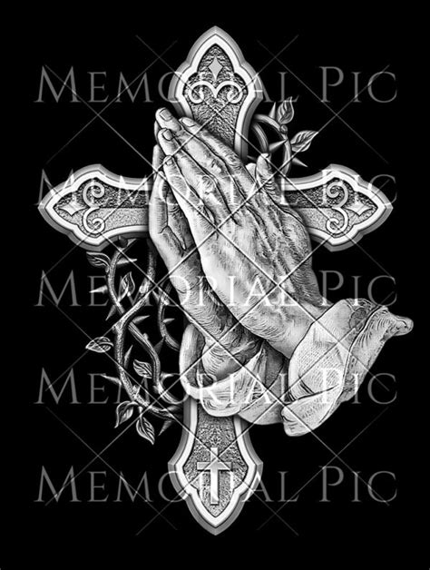 Image Result For Cross And Praying Hands Silhouette Praying Hands My