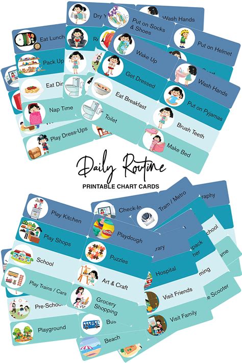 Printable Daily Routine Chart Cards Mamas Got This