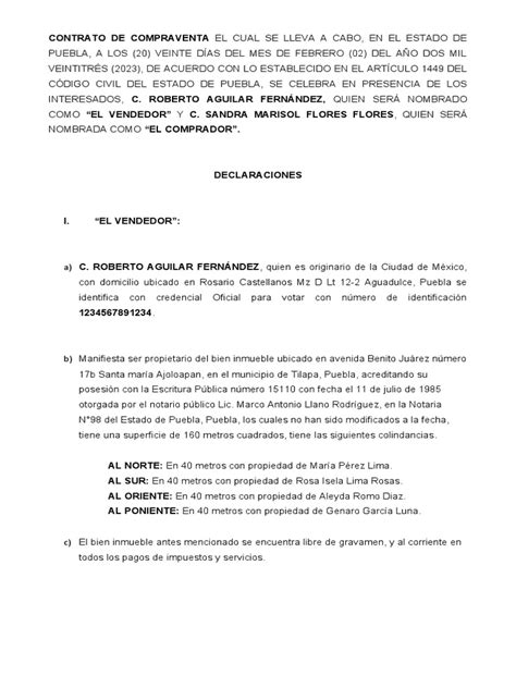 Contrato De Compra Venta Escritura Pdf Derecho Privado Justicia