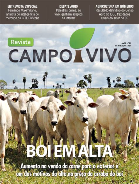 Edição 44 Da Revista Campo Vivo Já Circula No Es E Sul Da Bahia