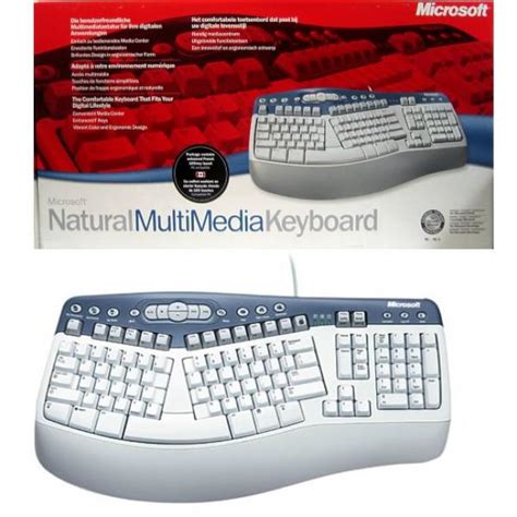 Sk K50 00009 Microsoft French Natural Multimedia Keyboard Ps2