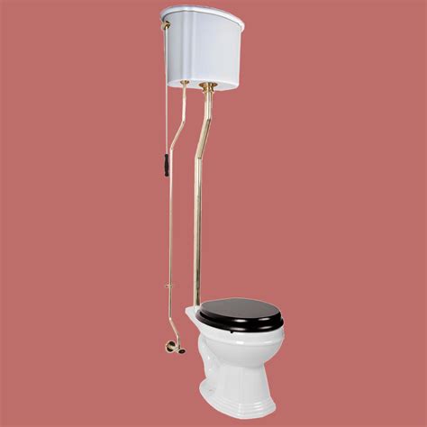 The only toilet i found that really has a 18 inches high bowl height level is the signature hardware the price of this toilet is also very reasonable. White High Tank Toilet with Adjustable Round L-Pipe, Brass ...