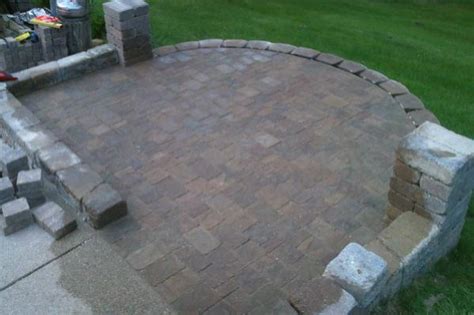 A cobblestone driveway can add charm and curb appeal to your home while also adding a lasting driveway option for your family. paver stones on retaining wall - DoItYourself.com Community Forums