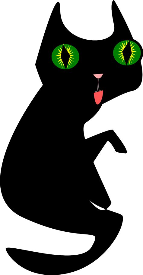 Black Cat Cartoon