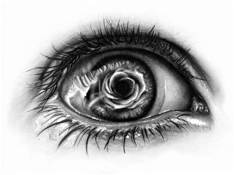 Tears Of A Rose Realistic Eye Tattoo Eye Tattoo Eyeball Tattoo