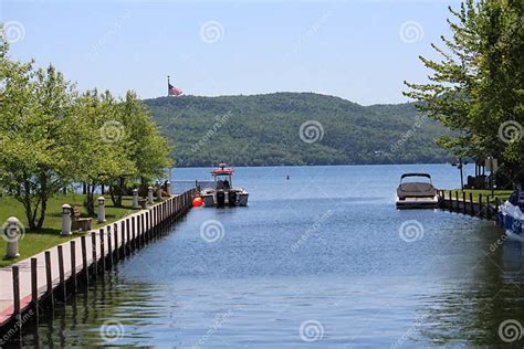 Hague Town Beach Park Lake George Ny Stock Image Image Of