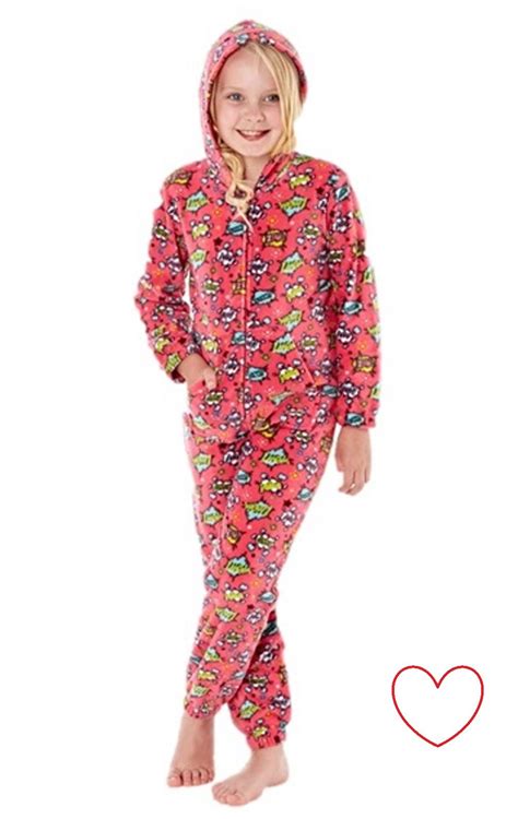 Boys Girls Onesie Fleece All In One Pyjamas One Piece Pajama 7 8 9 10