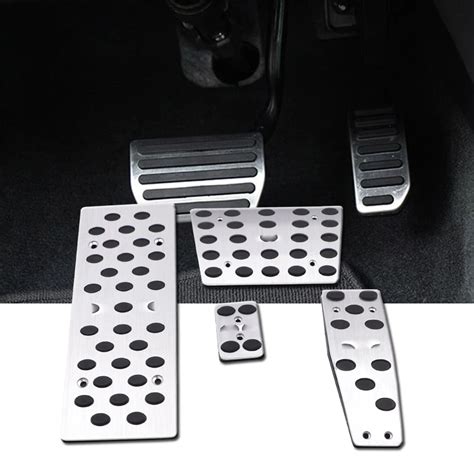Car Accelerator Brake Footrest Pedals Gas Pedal Pad Cover For Volvo S40