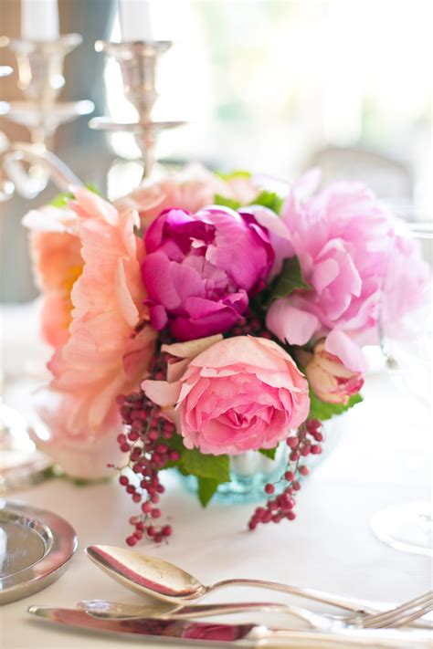 Pink Peony Centerpiece Elizabeth Anne Designs The Wedding Blog