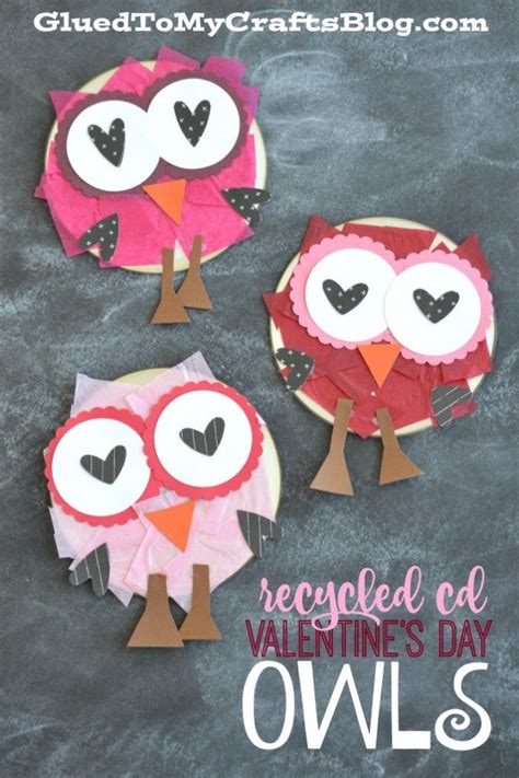 Tissue Paper And Paper Plate Owl Kid Craft Tutorial Valentine Crafts