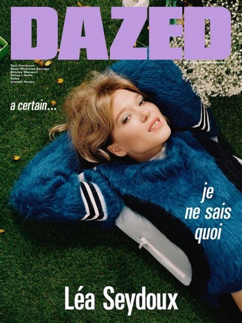 Lea Seydoux Poses In Charming Fall Looks For Dazed