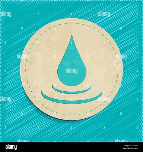Water Drop Sticker Stock Vector Image And Art Alamy