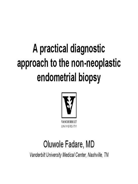 A Practical Diagnostic Approach To Interpreting Non Neoplastic Findings