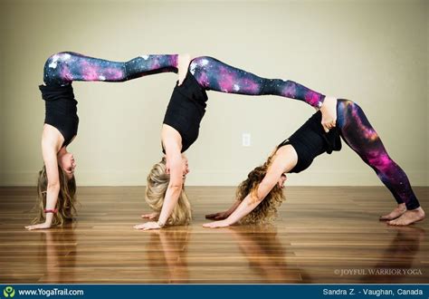 Partner Yoga Asanas Body Building Guide 3 Person Yoga Poses Acro