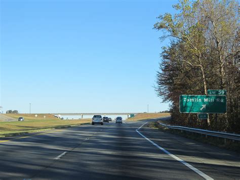 North Carolina Interstate 77 Northbound Cross Country Roads