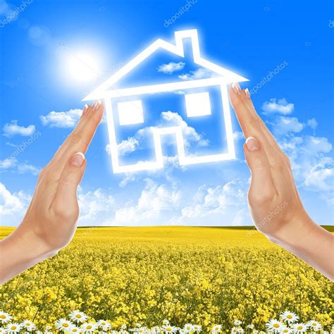 Hands Holding House Stock Photo By ©sergeynivens 5767936