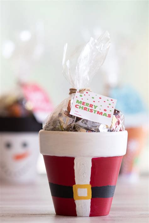 Terra Cotta Pot Christmas Crafts Santa Snowman Gingerbread House