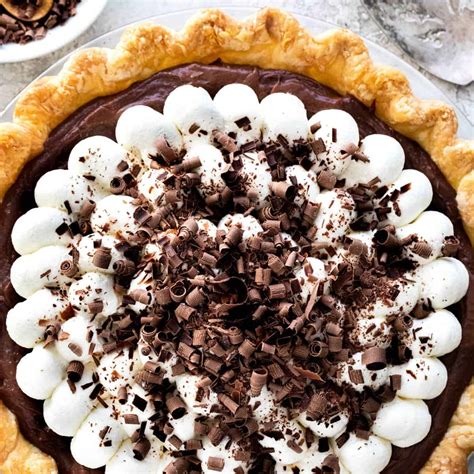 Chocolate Cream Pie Recipe Jessica Gavin