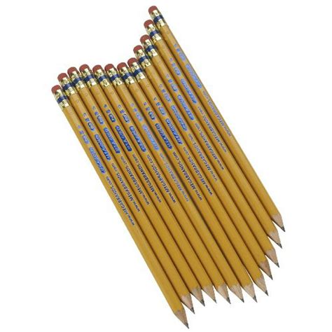 41209 The Write Dudes Premium No 2 Wooden Barrel Pencils 2 Hb