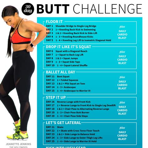 30day Butt Challenge Jeanette Jenkins