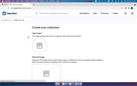 Creating A Collection On Opensea Video And 6 Screenshots