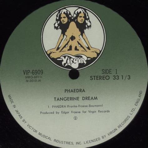 Tangerine Dream Phaedra Japanese Vinyl Lp Album Lp Record 306519