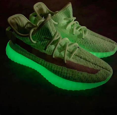Early Look Adidas Yeezy Boost 350 V2 Glow In The Dark