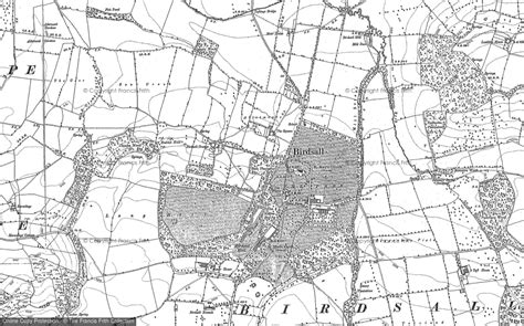 Historic Ordnance Survey Map Of Birdsall 1891