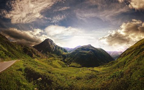 Wir drucken tapeten ab einer breite & höhe von 20cm. Furka Pass, Swiss Alps | Natur wallpaper, Landschaft ...