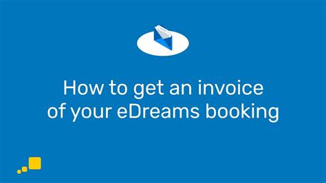 How To Get An Invoice Of Your Edreams Booking Edreams Youtube