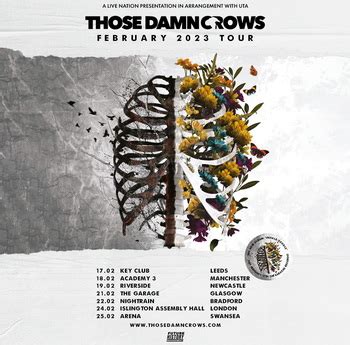 Those Damn Crows Announce February UK Headlining Tour Grande Rock Webzine