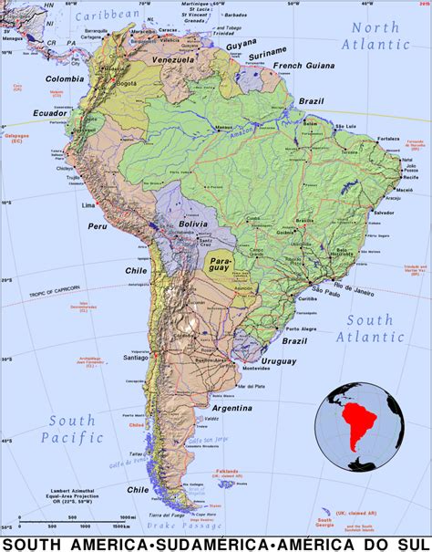 South America · Public Domain Maps By Pat The Free Open