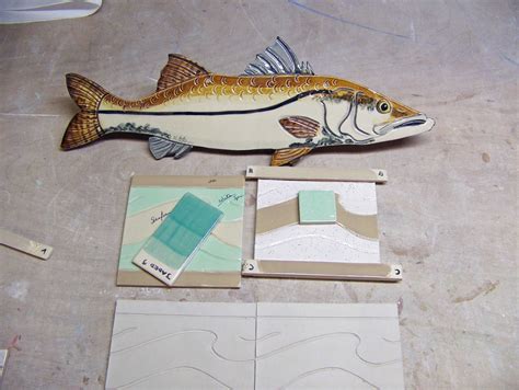 Dianes Art Stuff Snook Fish Tiles And Colors