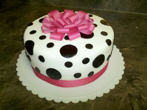 Polka Dot Birthday Cake Cakecentral Com