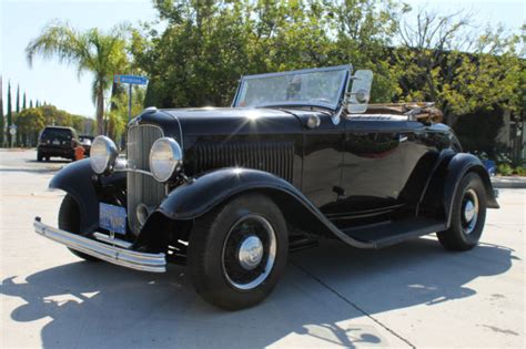 1932 Ford Roadster Factory Original Steel California Car For Sale