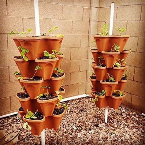 Mr Stacky Large Vertical Gardening Stackable Planters Insteading