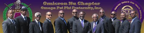 Omega Psi Phi Fraternity Inc Omicron Nu Chapter
