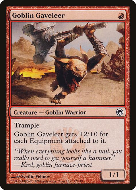 Goblin Gaveleer · Scars Of Mirrodin Som 92 · Scryfall Magic The Gathering Search