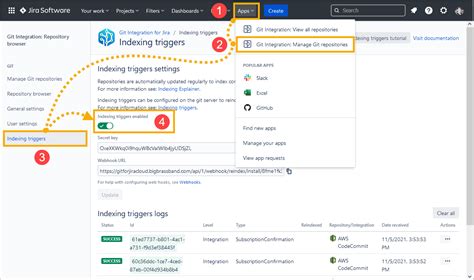 Indexing Triggers Git Integration For Jira Cloud