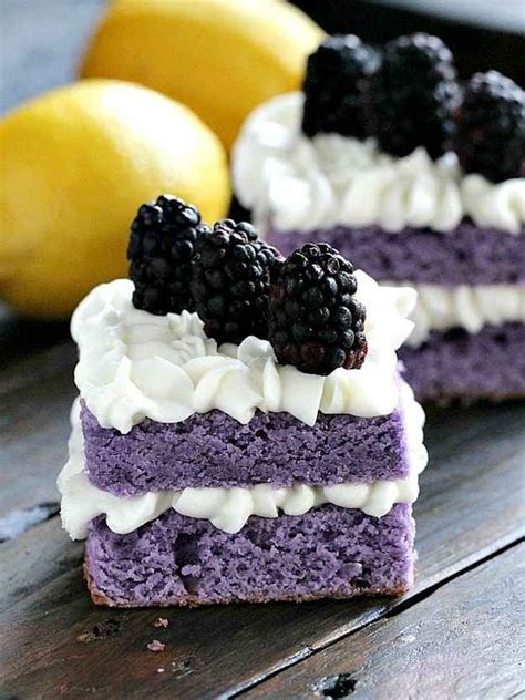 14 Glorious Purple Desserts That Are Almost Too Pretty To Eat Desserts Purple Desserts