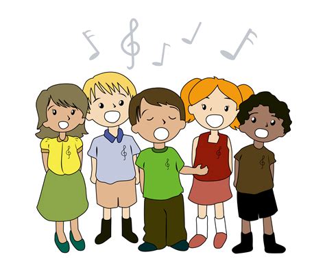 Children Are Singing Clip Art Library