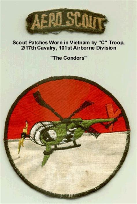 Vietnam Helicopter Insignia And Artifacts C Troop 2nd Squadron 17th