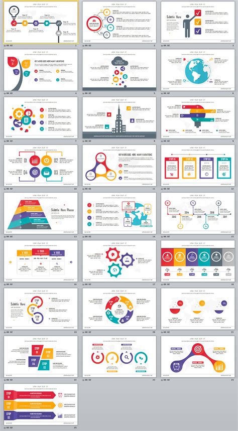 25 Best Infographic Presentation Powerpoint Templates On Behance
