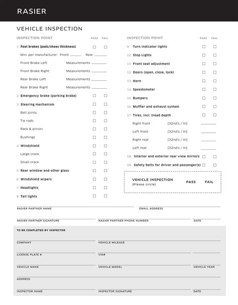 Daily Vehicle Inspection Report Template