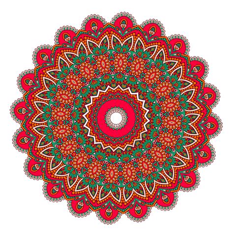Colorful Mandala Art Design Template Layout 11836022 Png