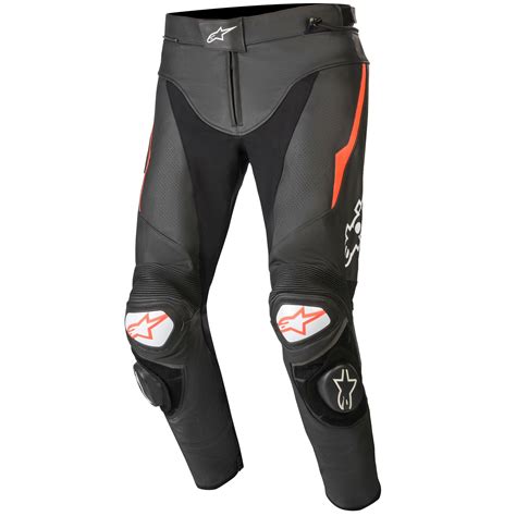 Motorcycle pants, leather chaps & jeans. Alpinestars Track V2 Leather Motorcycle Bike Biking Riding ...