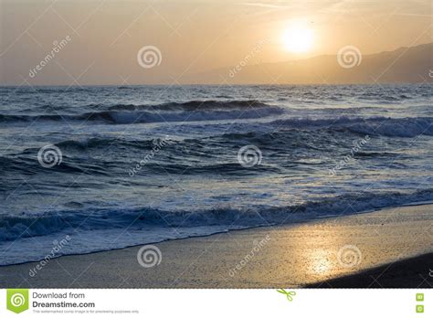 The Pacific Ocean During Sunset Stock Photo Image Of Beauty Texture