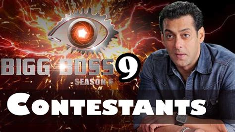 Expected Contestants Of Bigg Boss 9 Youtube
